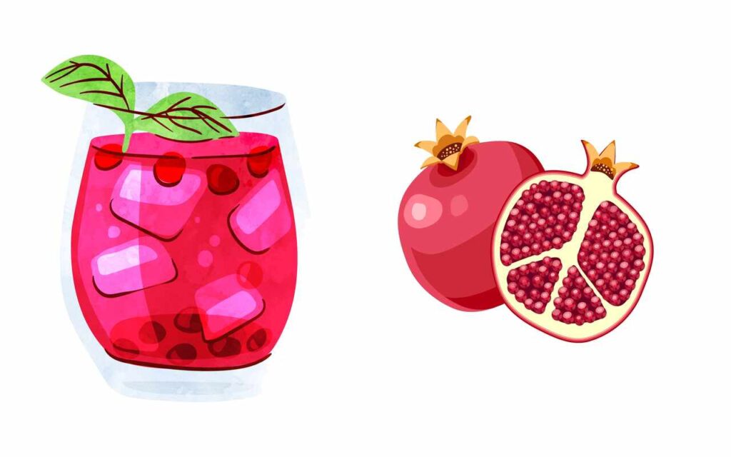 does pomegranate juice make you poop