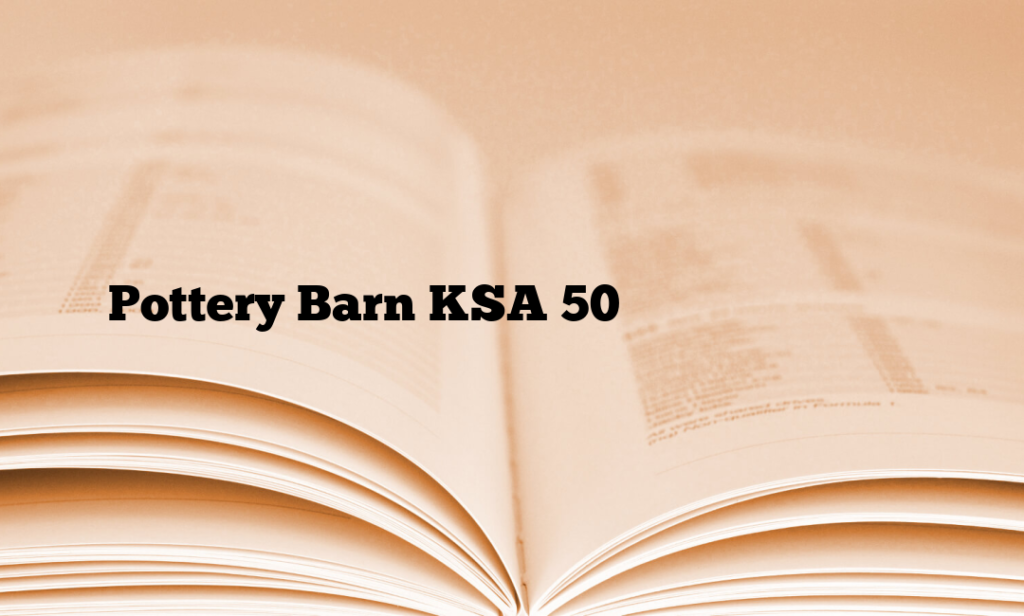 Pottery Barn KSA 50٪ من الصفقات والقسائم