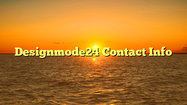 Designmode24 Contact Info